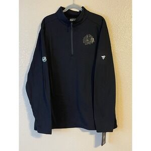 Men's‎ 2XL NWT Chicago Blackhawks Fanatics Authentic Pro Training 1/4 Zip Jacket
